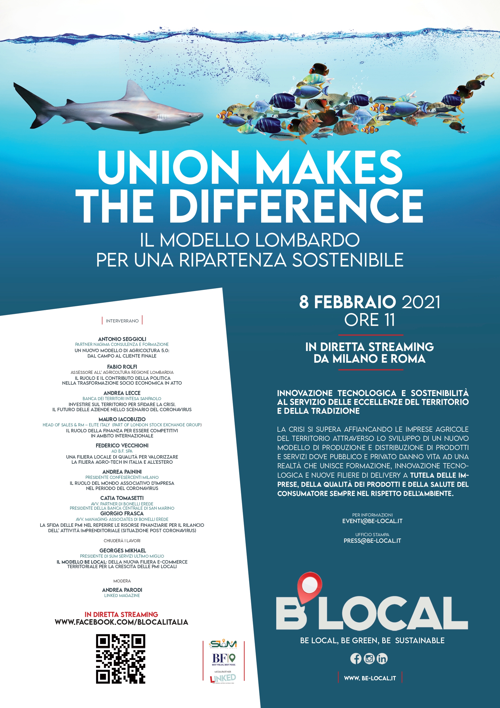 "Union makes the difference" - il modello Lombardo per una ripartenza sostenibile