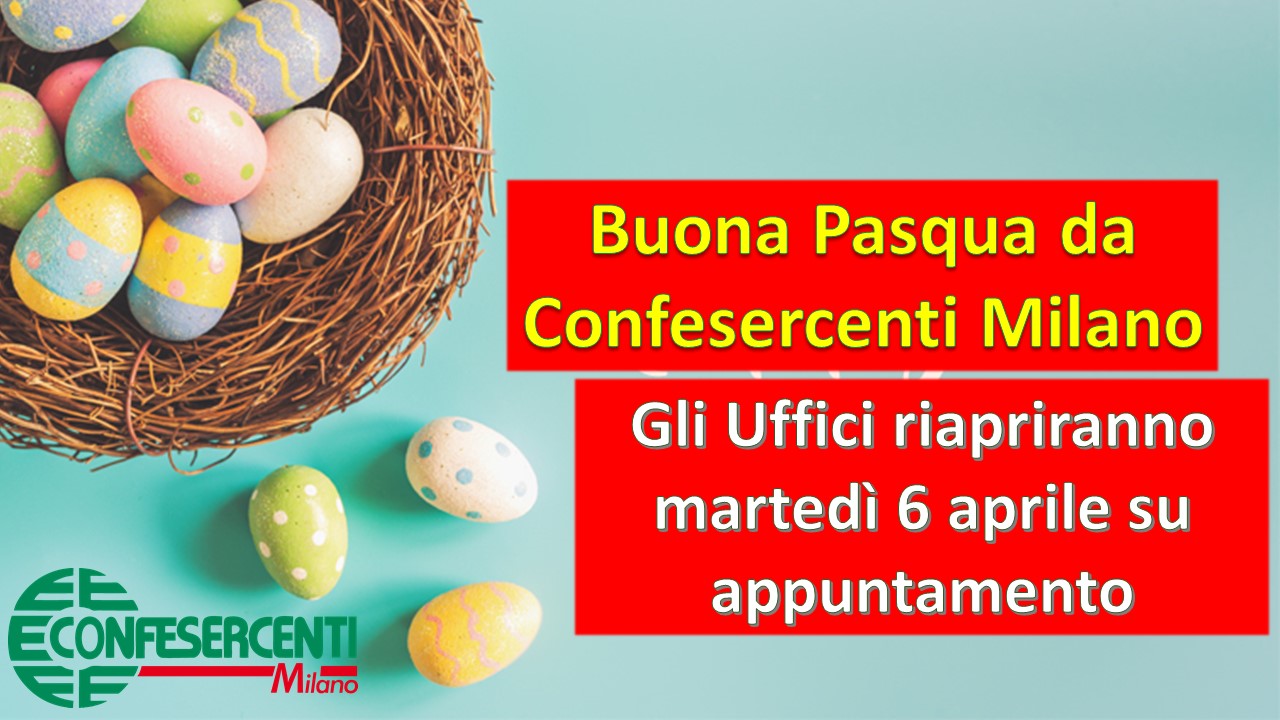 Confesercenti Milano ti augura Buona Pasqua