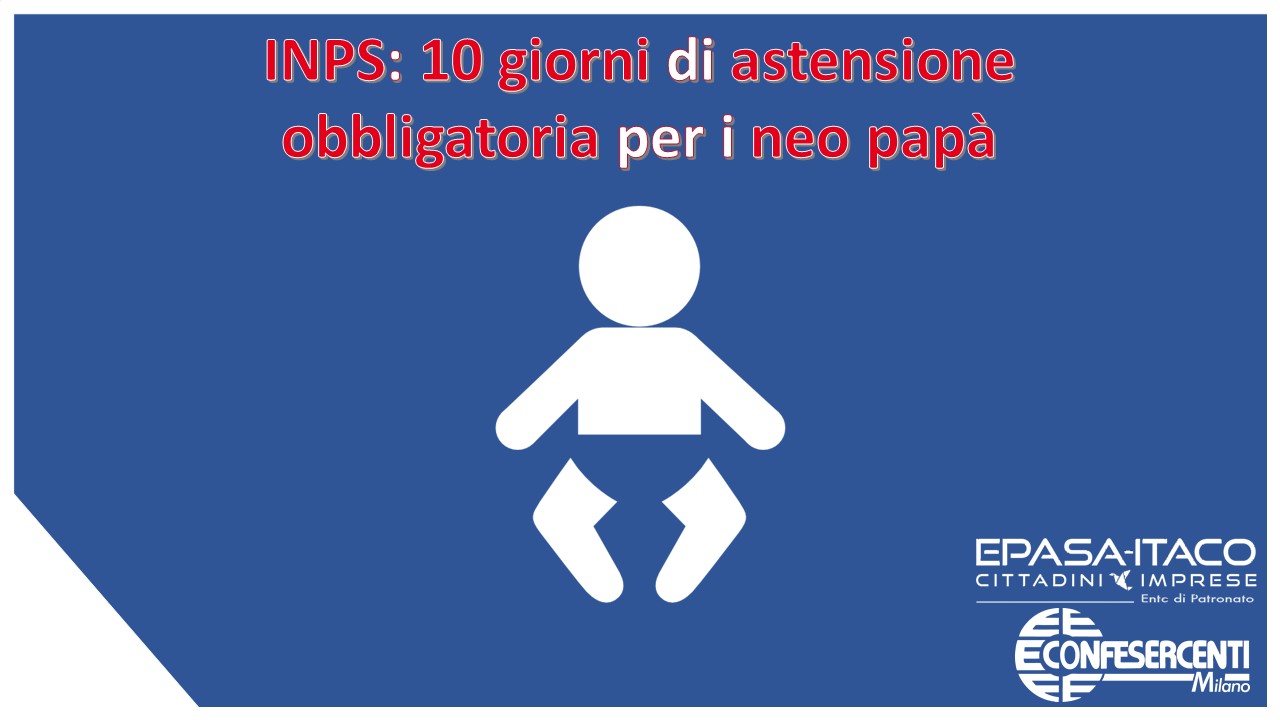 10 giorni di astensione obbligatoria per i neo papà